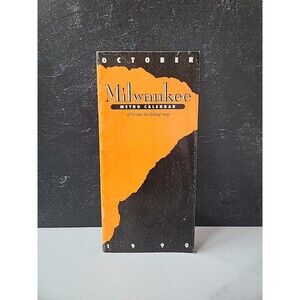 Milwaukee Metro Calendar Of Events Including Map October 1990